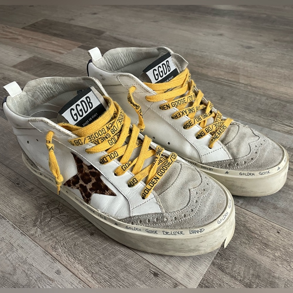Golden Goose Hi Mid Star Sneakers